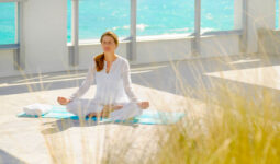 yoga deck at Carillon Miami Wellness Resort