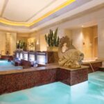 Indoor hydrotherapy pool at Spa Mandalay, Mandalay Bay Las Vegas